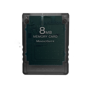 8MB Memory Card Clear Black Smoke